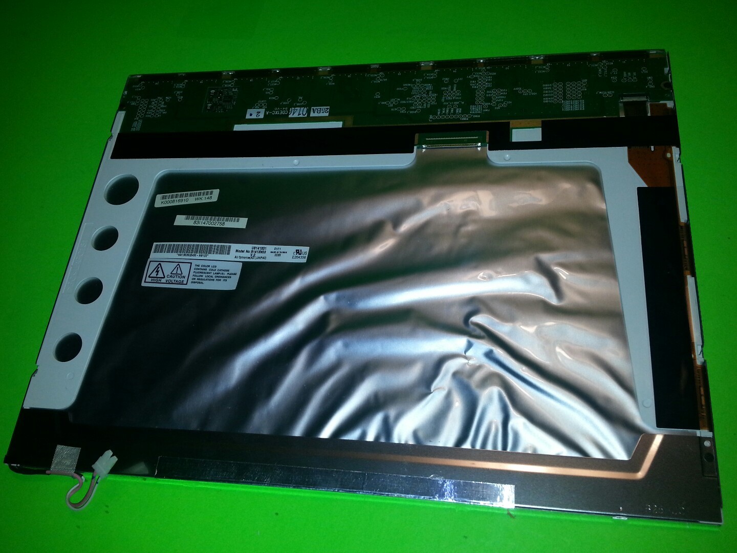 AU Optronics UniPac 14.1″ 1024×768 Matte Laptop LCD Screen B141XN03 V.0 UB141XD1