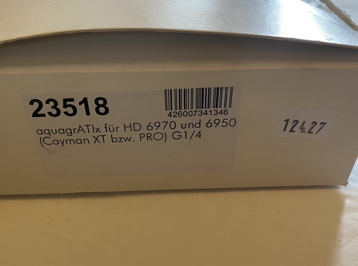 Aqua Computer Aquagratix HD6900 Copper Water Block Made In Germany