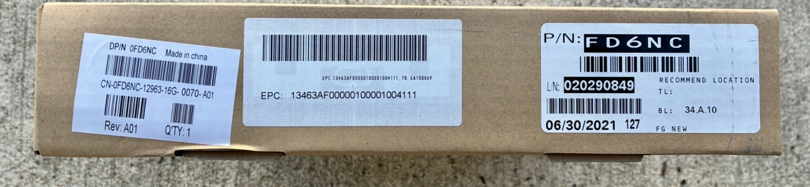 NEW Dell XPS 13 9380 7390 13.3″ 4K UHD Touch LCD Screen Display Assembly FD6NC
