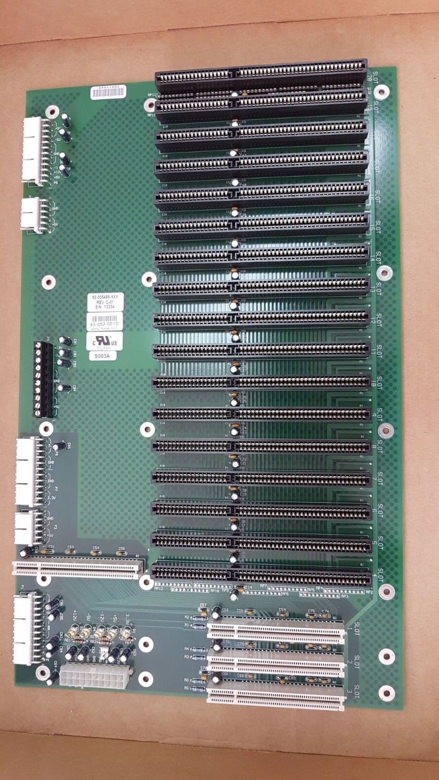 TRENTON 92-005498-XXX ISA/PCI BACKPLANE REV: B-01