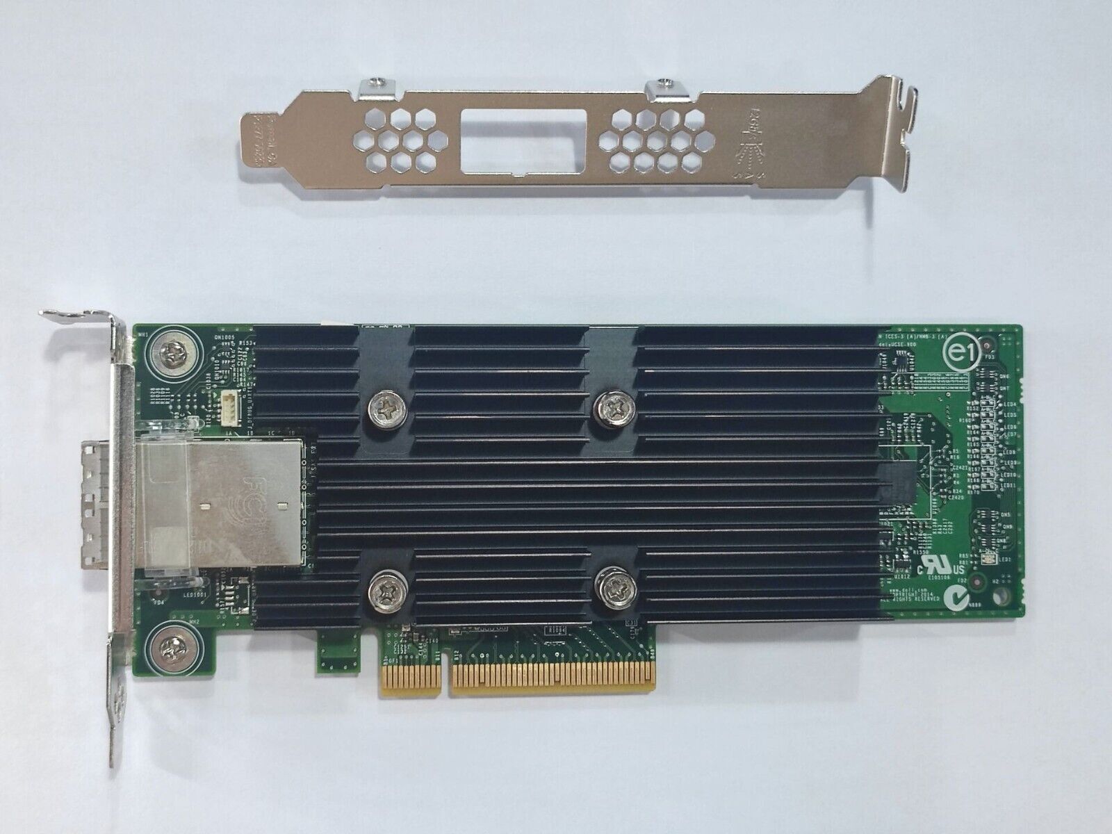 T93GD Dell LSI 9300-8e 12Gbps PCIe-x8 SAS External Controller IT Mode HBA JBOD