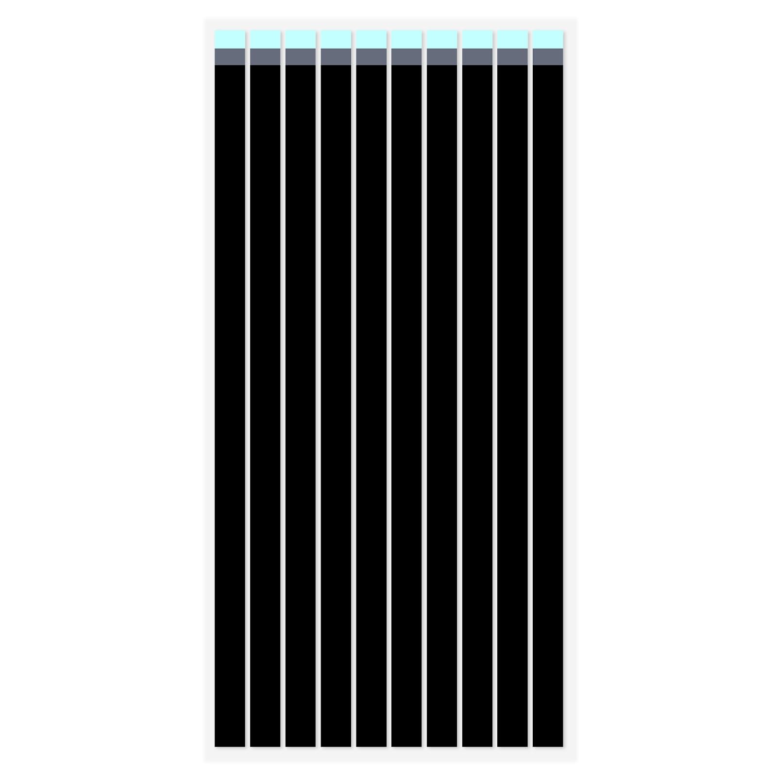 BOHUIZ 10 Pcs Laptop Screen Double Sided Tape for 20cm x 0.8cm x 0.3mm, Black