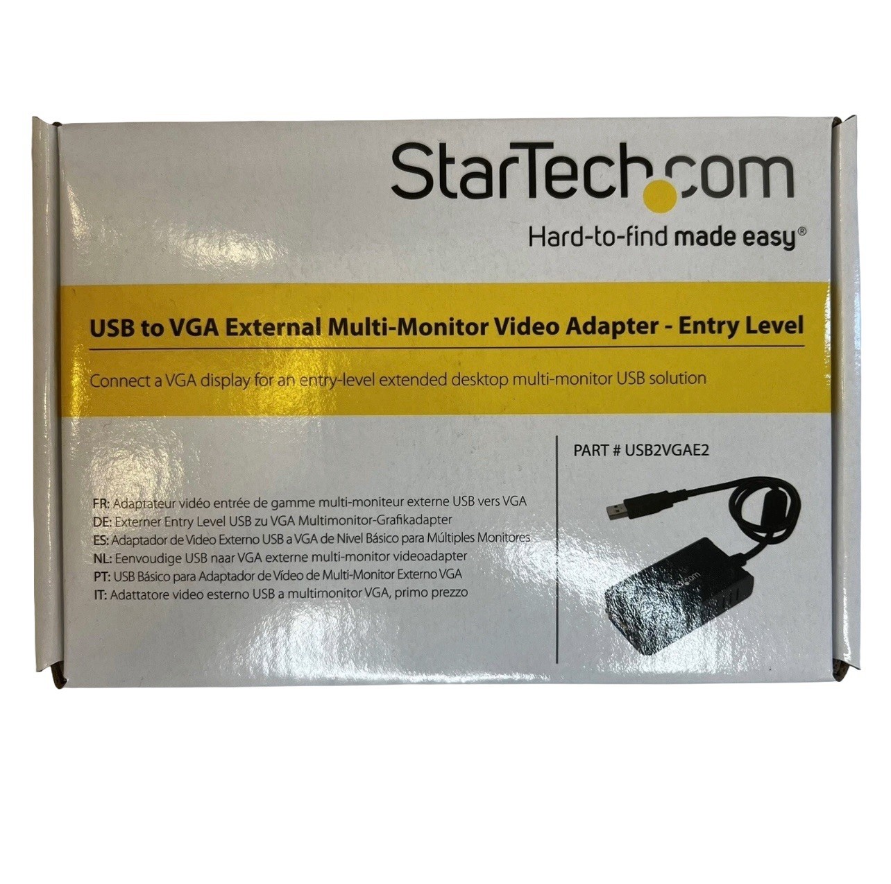 New StarTech USB to VGA External Multi-Monitor Video Adapter Entry Level