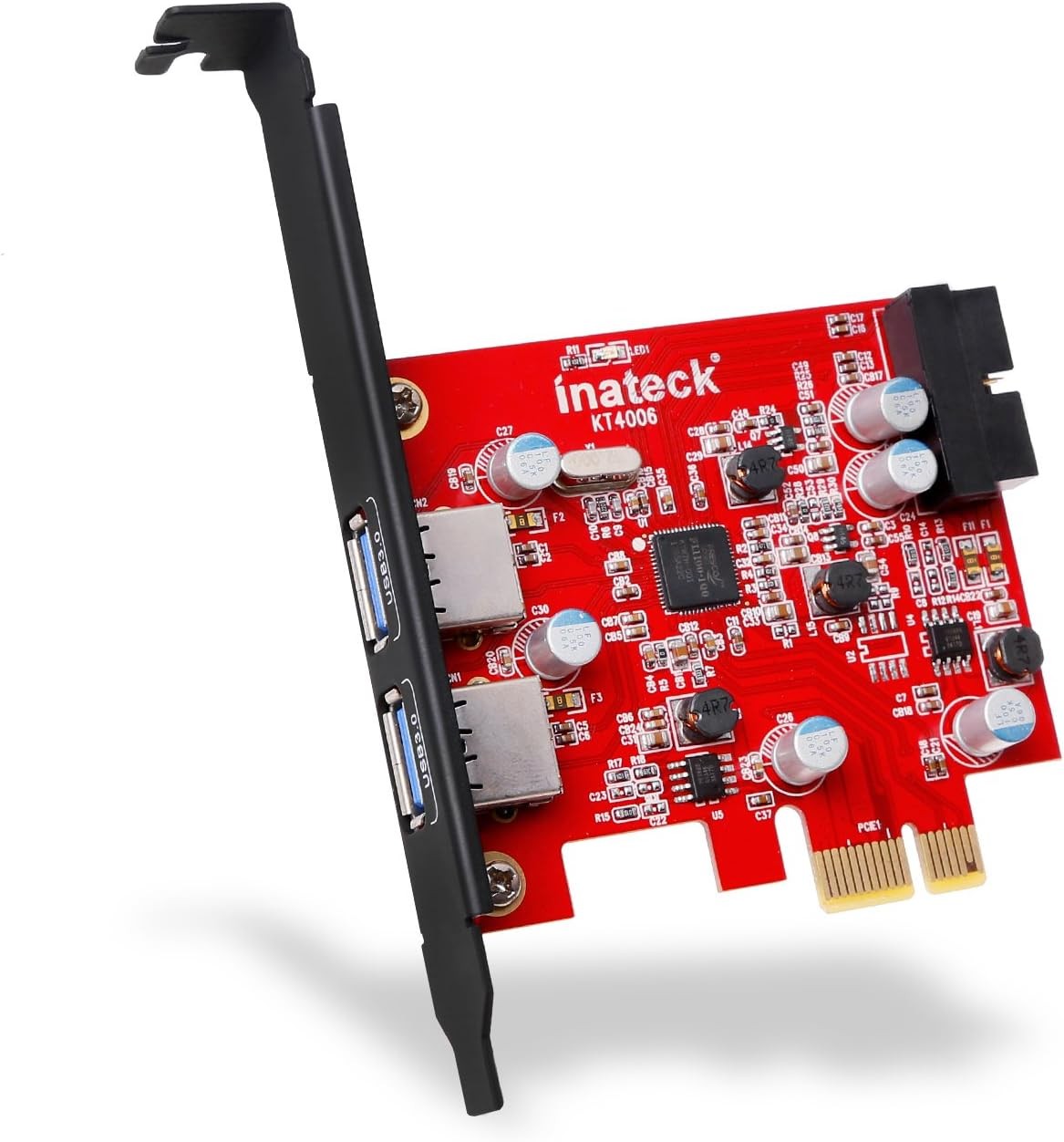 Inateck 2 Port PCIe USB 3.0 Card – Internal USB 3.0 Port Expander