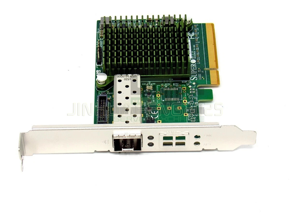 Supermicro AOC-STGN-i1S SFP+ Intel 82599 10GbE PCIe 2.0 Rev 2.10 NIC X520-DA1