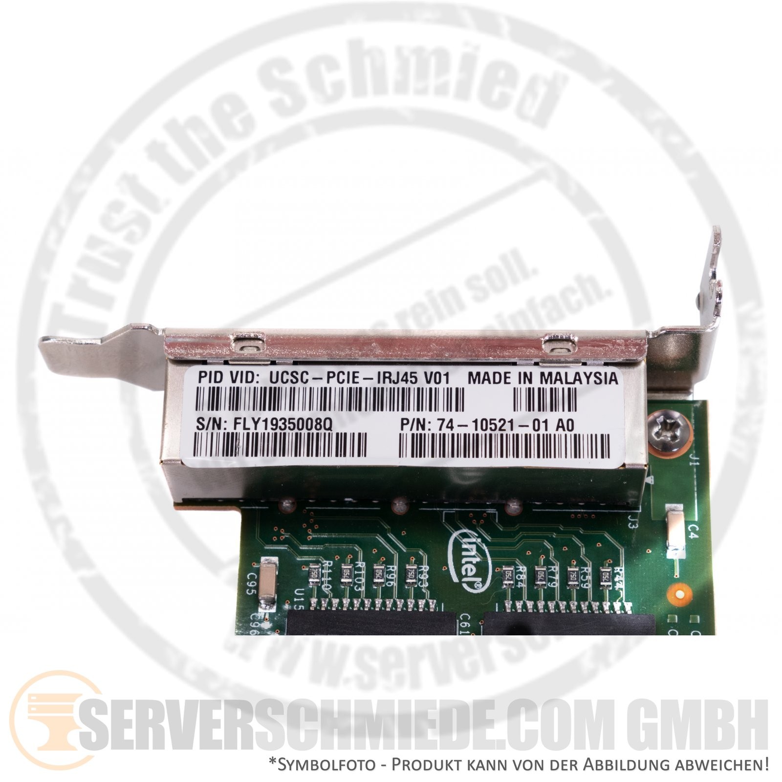 Cisco Intel i350-T4 4x 1GbE Quad Port Copper RJ-45 PCIe x4 Ethernet Network Cont