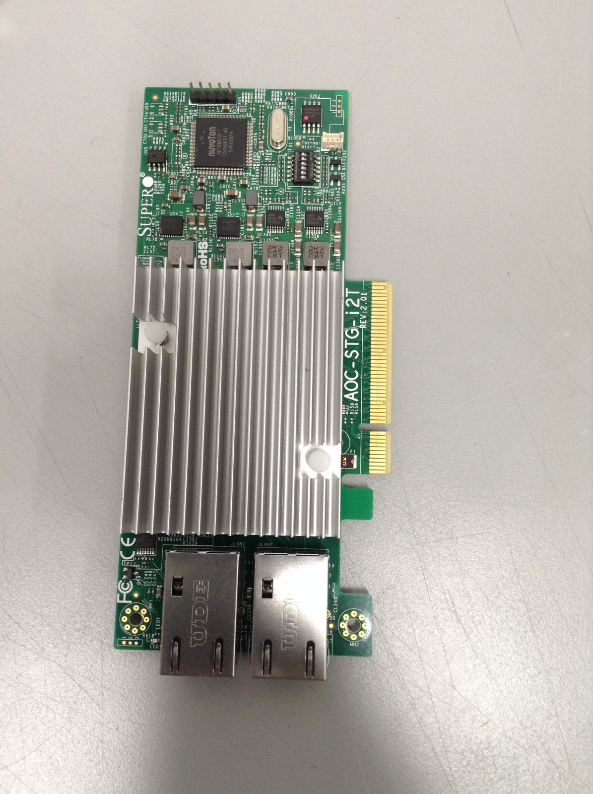 Supermicro AOC-STG-i2T Dual Port RJ-45 PCIe 10Gb Lot of 3 (2 High Profile)