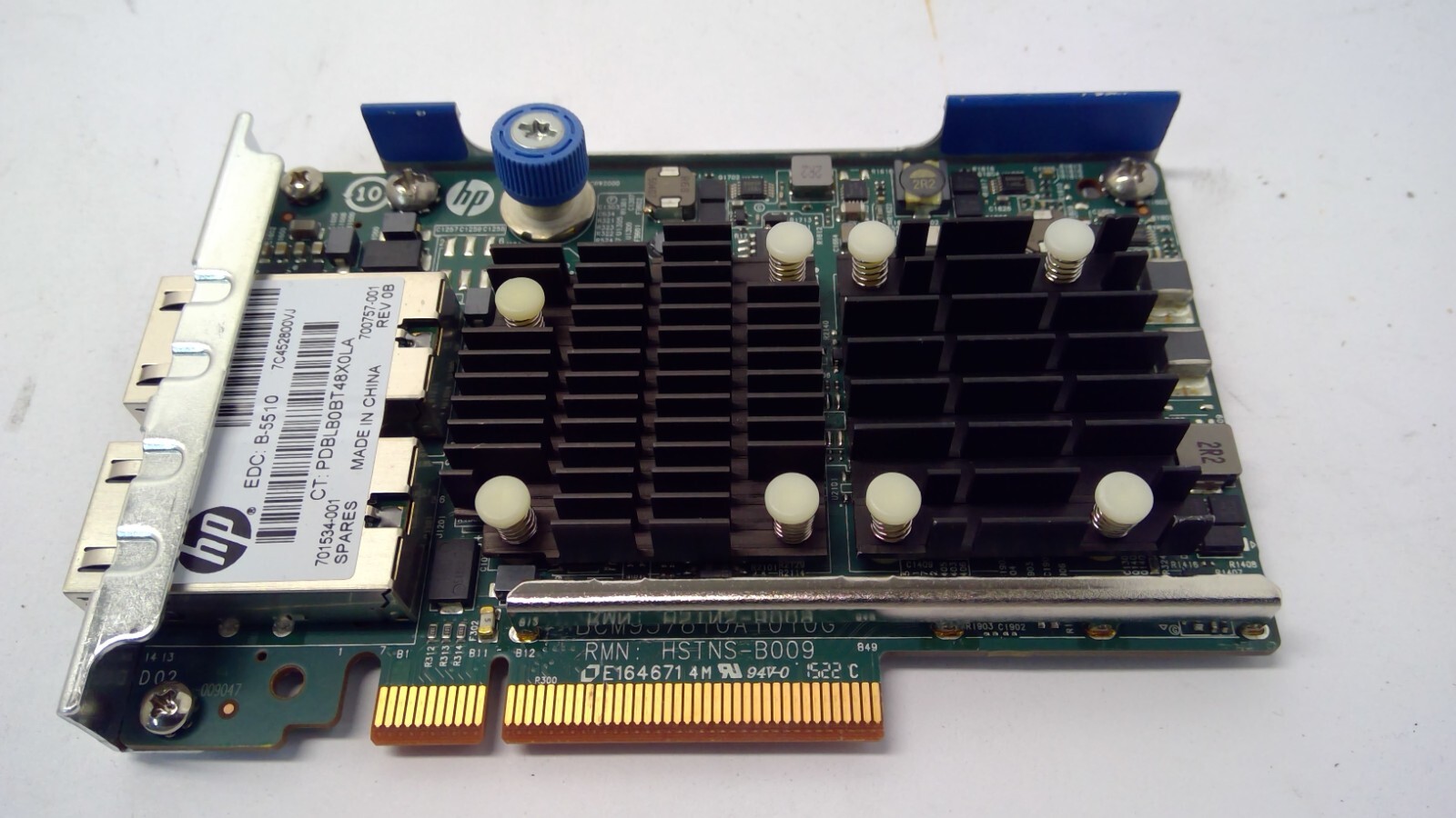 Lot of 5 HP FlexFabric 533FLR-T 2-Port 10Gbps RJ-45 Network Adapter 701534-001