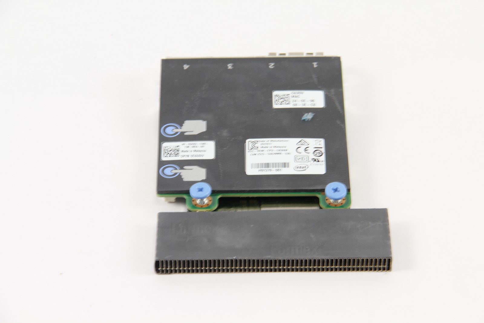 Dell C63DV 10GB X520/I350 2X10GBE 2X1GBE Adapter