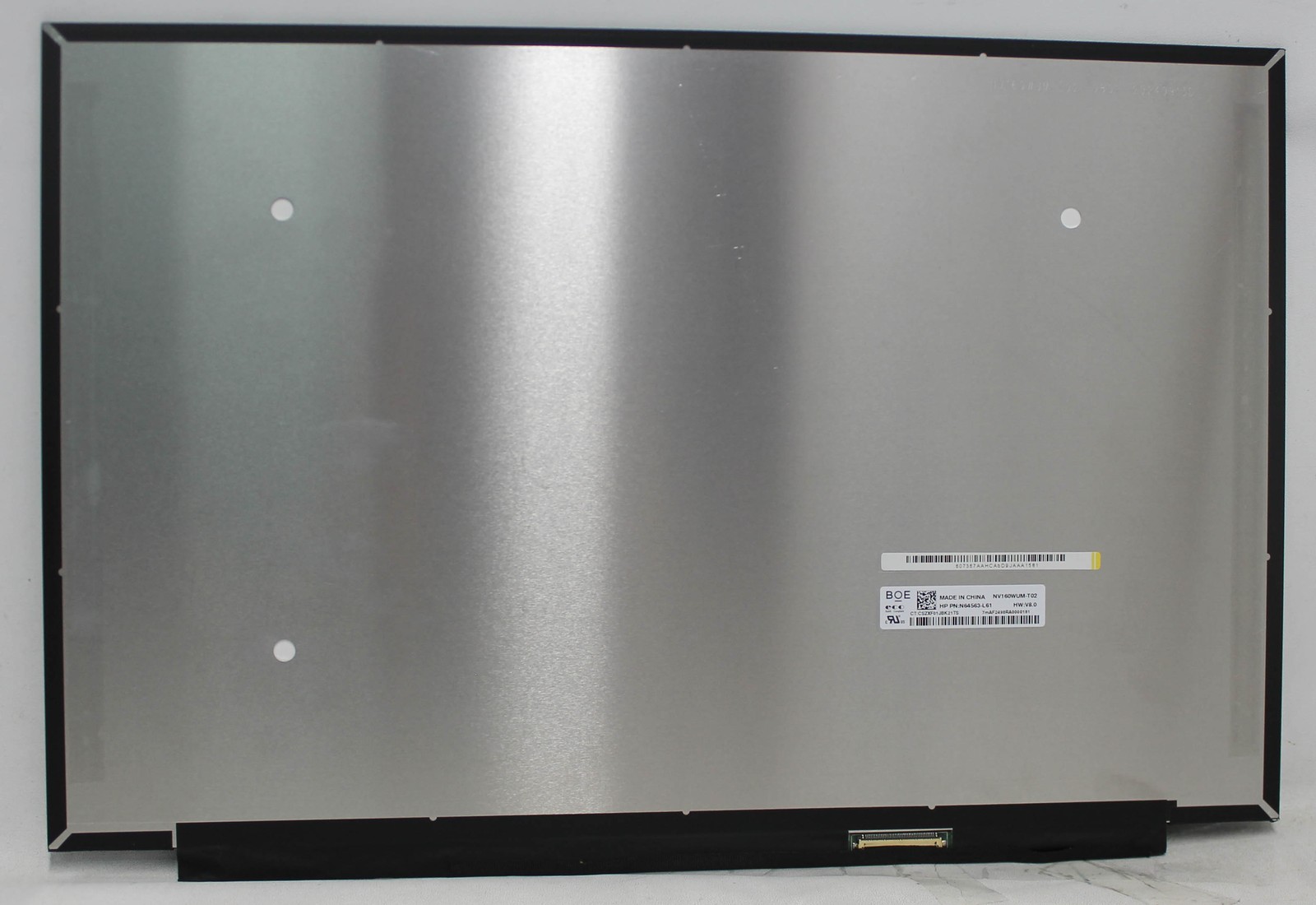 B160UAK01.5-HW0A AUO 16” Touch LCD FHD 1920×1080 40Pin Matte Grade A