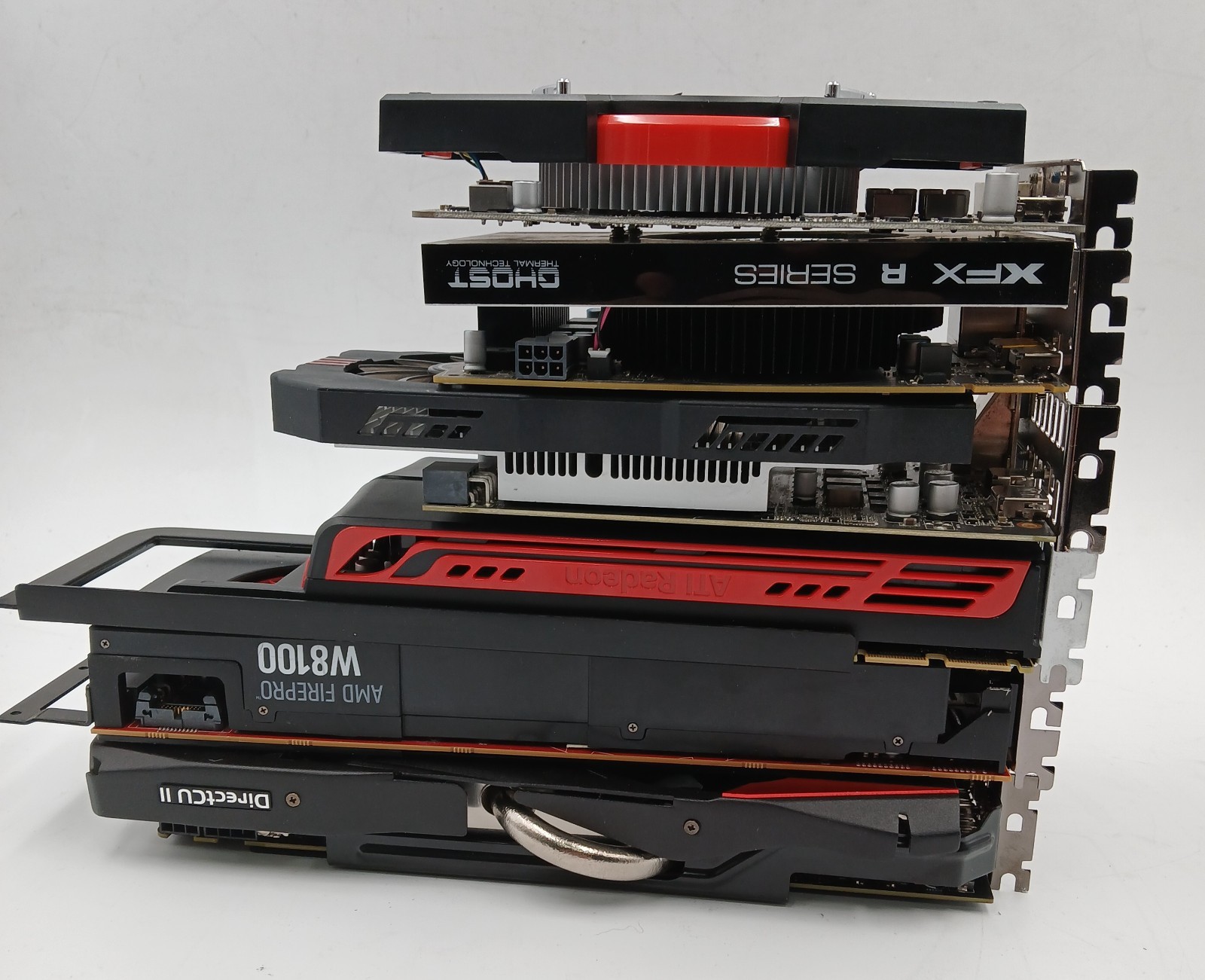 *LOT OF 6* Mixed Brand Radeon GPUs GDDR5 | See Description