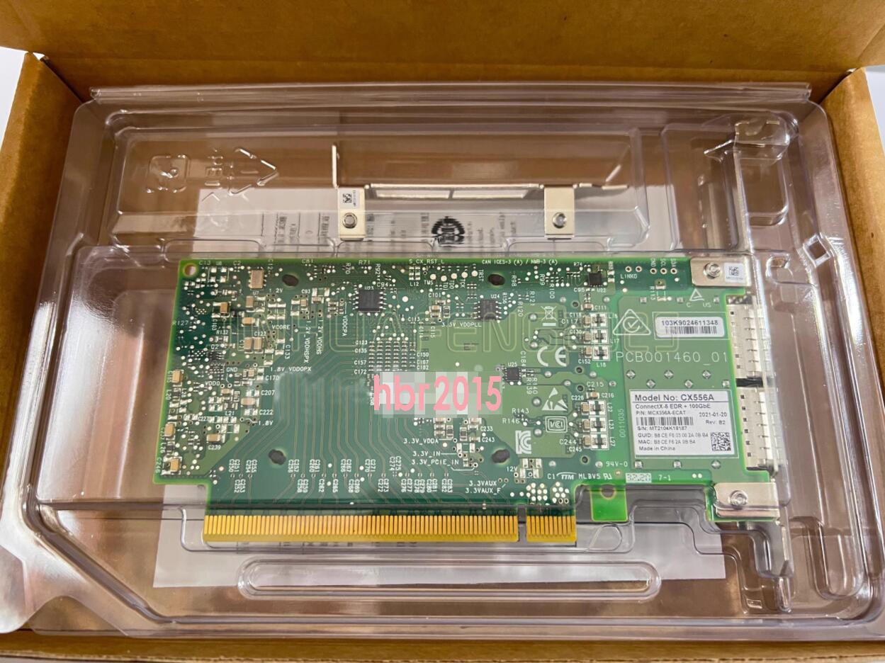 Mellanox MCX556A-ECAT ConnectX-5 VPI Adapter Card EDR IB 100GbE Dual-Port QSFP28