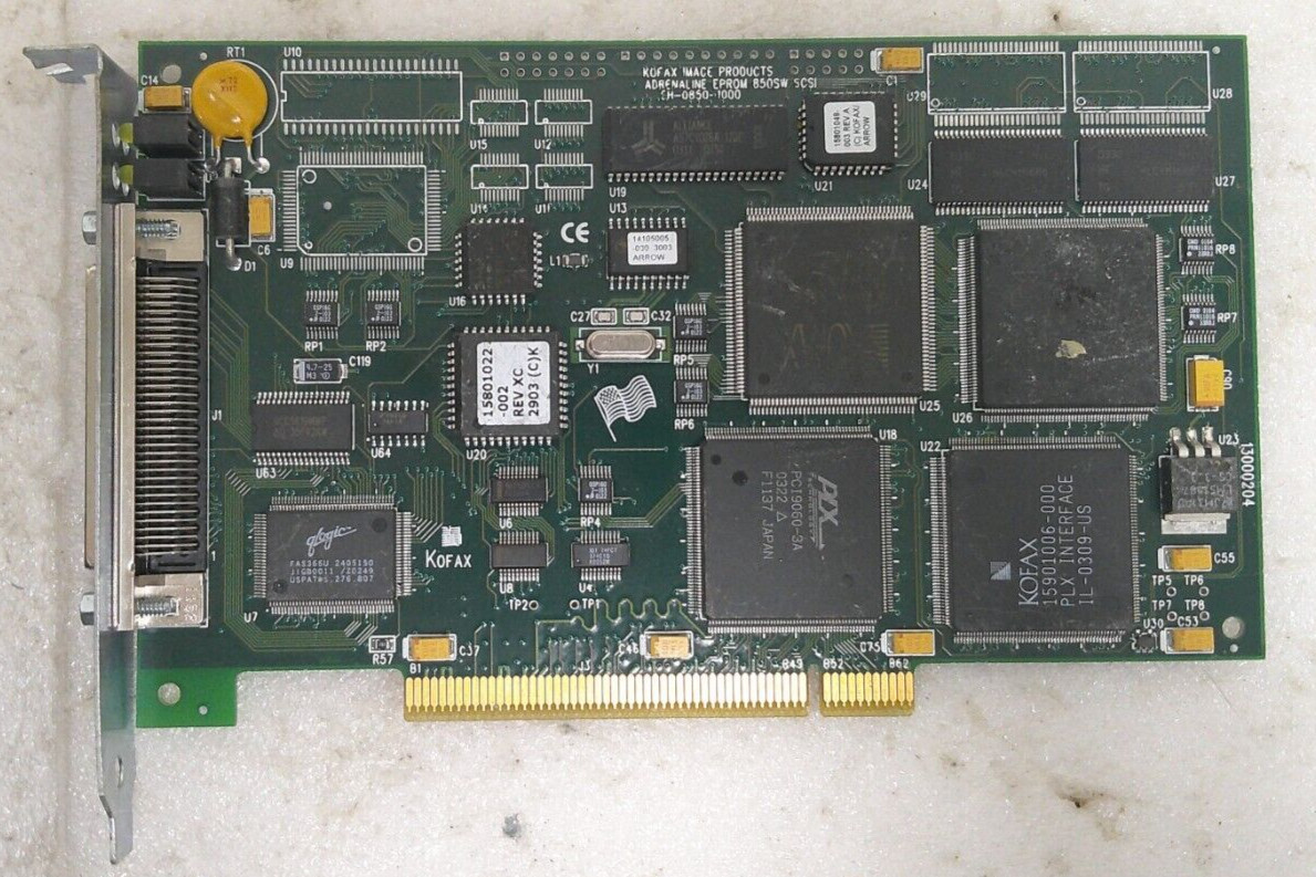 KOFAX Adrenaline Eprom 850SW 15801022-002 CH0850-1000 13000204-002