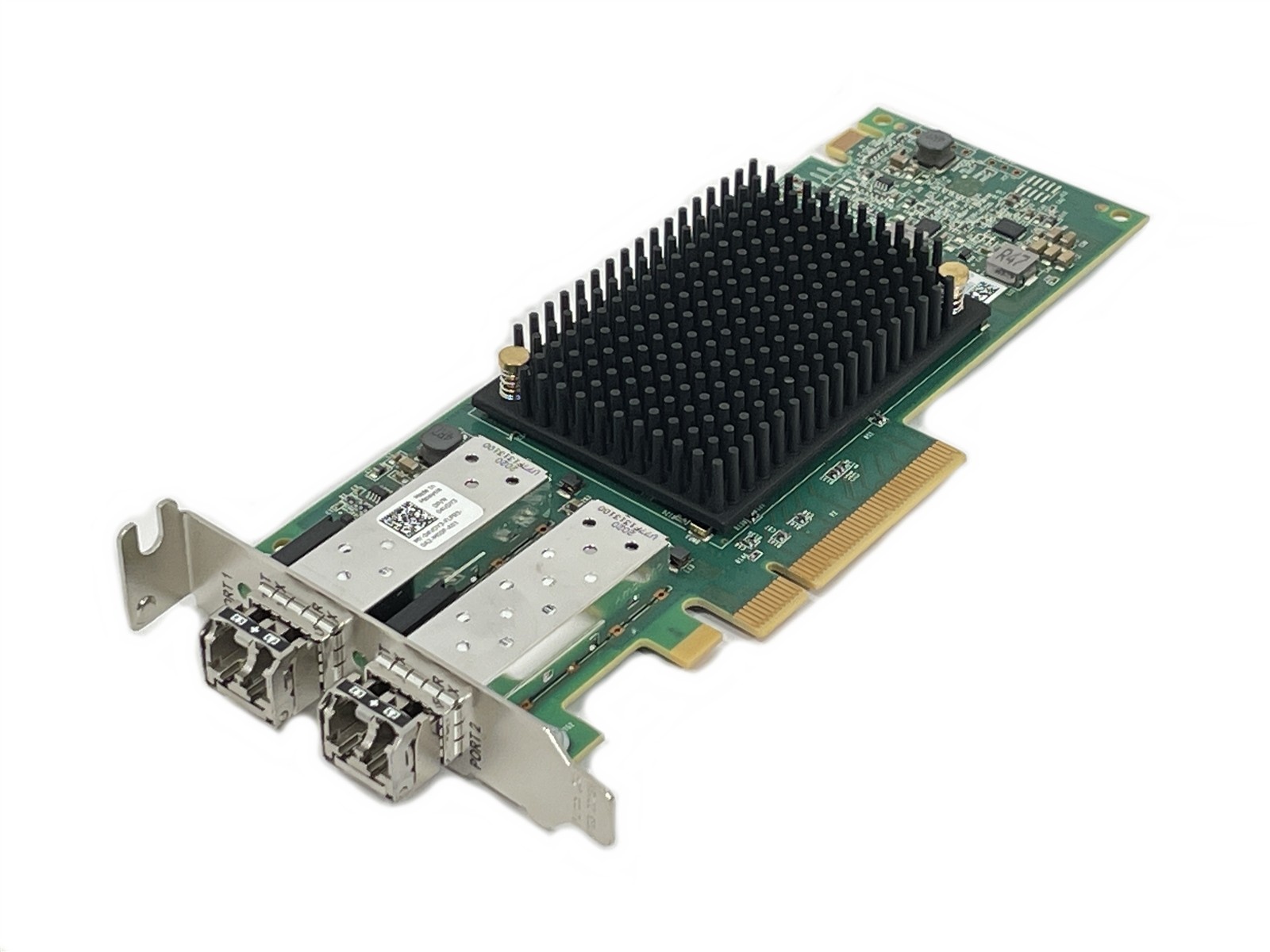 Dell Emulex LPE35002 32Gb 2-Port Fiber Channel HBA 4VDY3 Low Profile