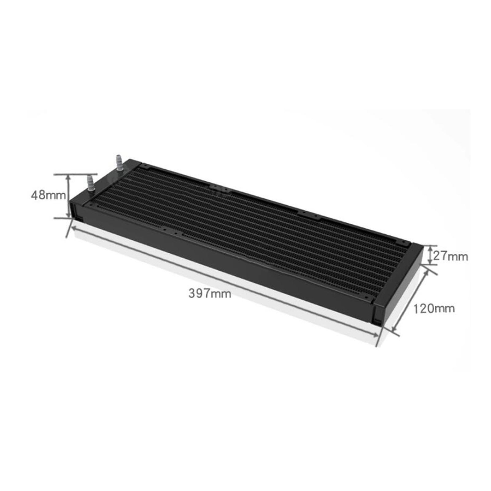 Water Cooling 12 Pipe 22mm Thickness Aluminum Alloy Computer Heat
