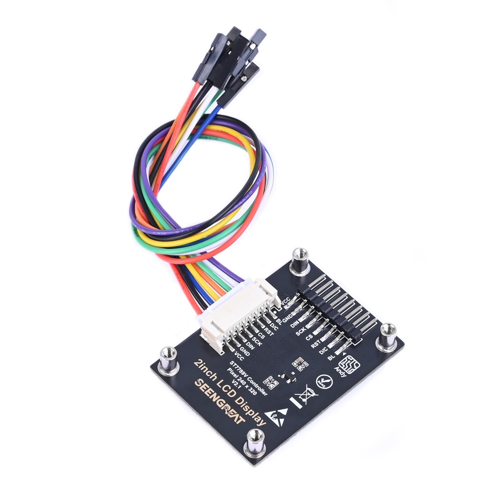 2 Inch IPS TFT LCD Display Module 320×240 Driver Board Raspberry Pi Arduino