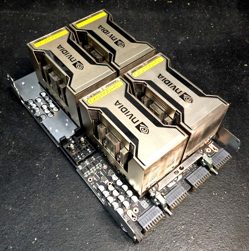 Nvidia A100 SXM4 GPU 4-GPU (Redstone) HGX NVLink Baseboard w/ 4x 40GB GPUs