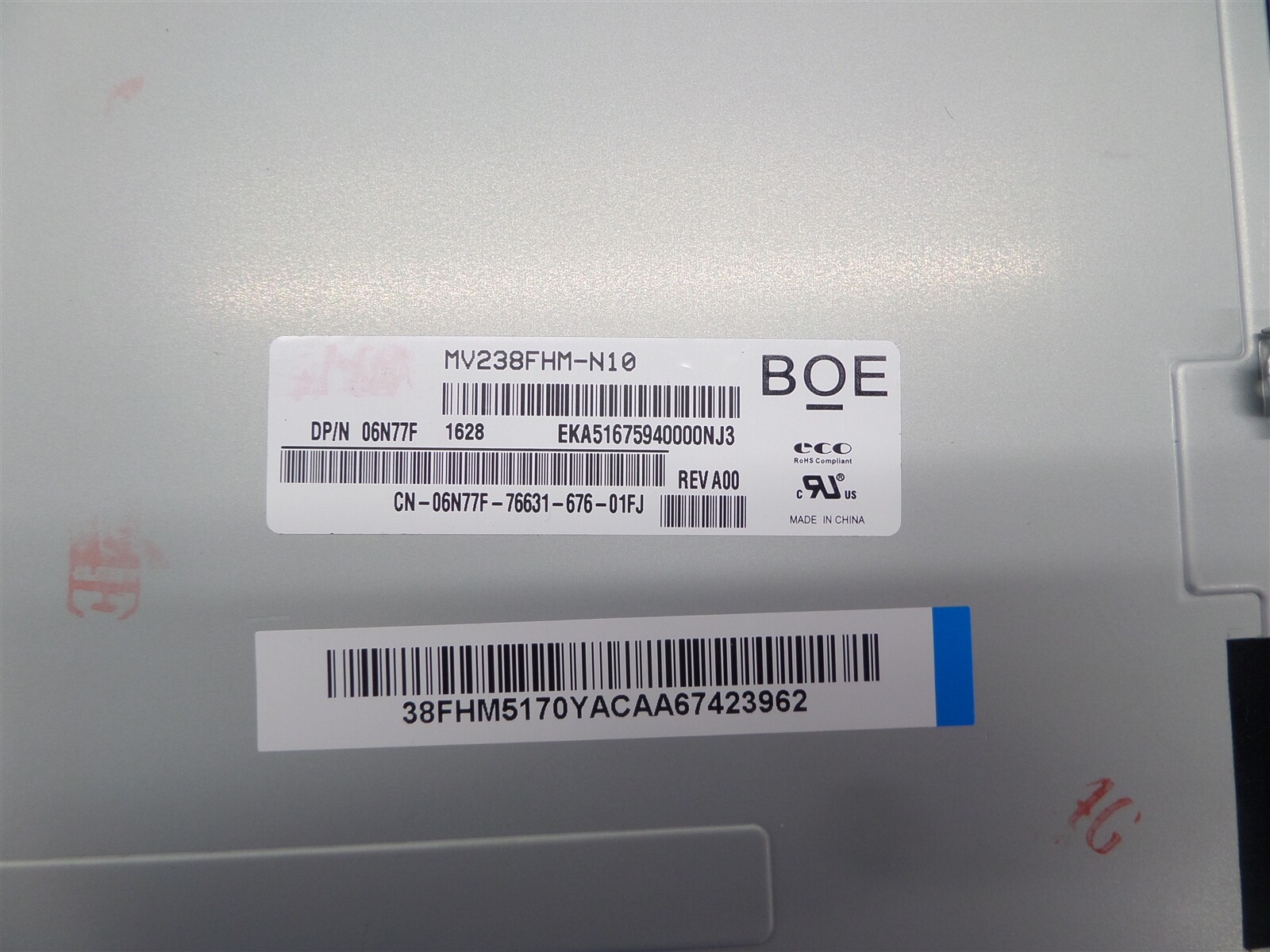 BOE MV238FHM-N10 23.8″ LCD Screen Display For Dell Inspiron 24 3452 CN-06N77F