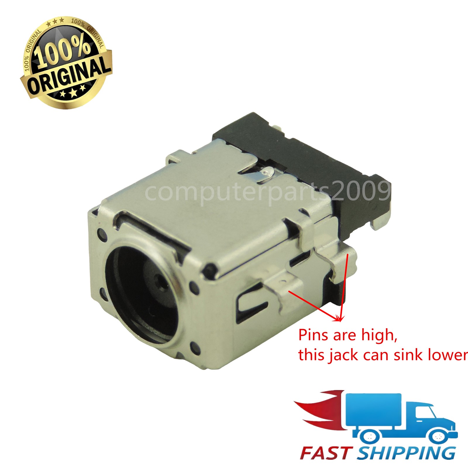 For ASUS ROG Flow X16 GV601V GV601VV GV601VI DC IN Power Jack Charging Port