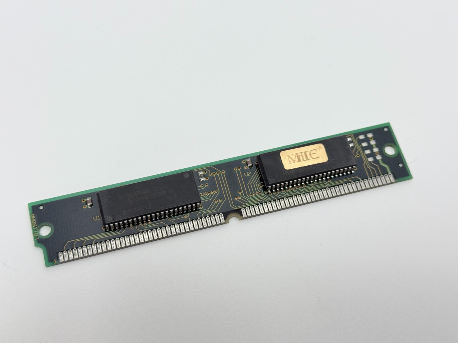 Vintage EPROM ROM Board w/ AM1816-2 & MHEC Gold Chip Arcade Dev Retro PCB