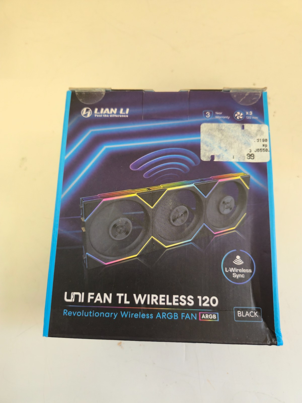 FANS ONLY – Lian Li Uni Fan TL Wireless 120 – Black – 3 Pack