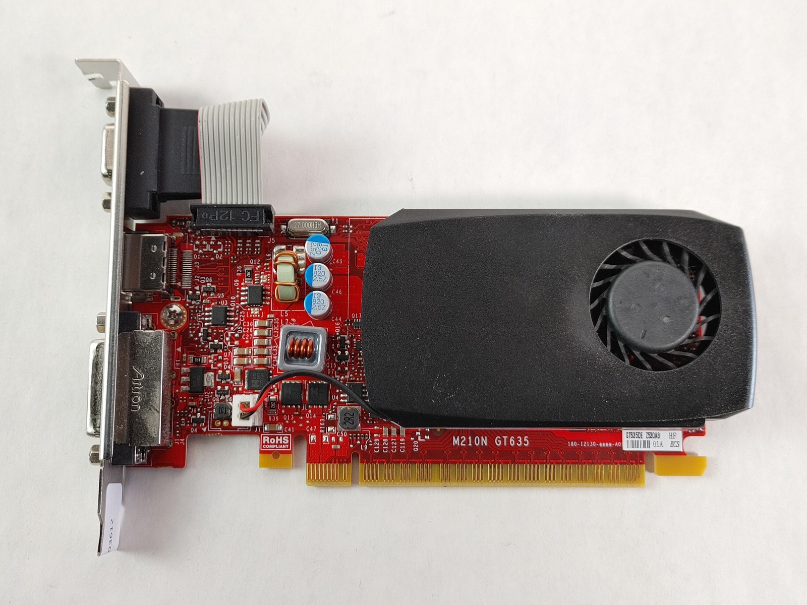 Lot of 2 Nvidia GeForce GT 635 1 GB DDR3 PCI Express 2.0 x16 Desktop Video Card