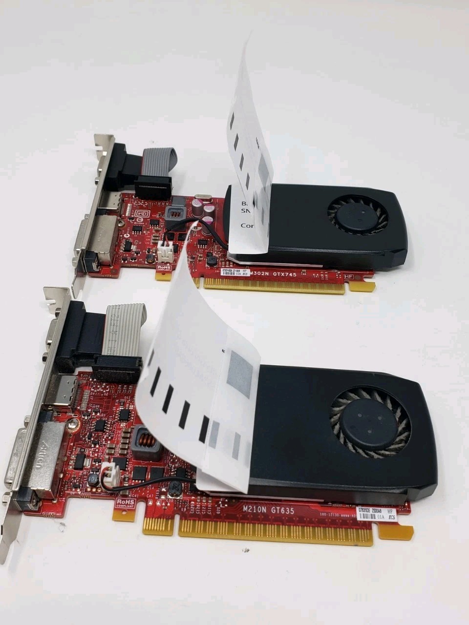 lot of 2 Dell NVIDIA GeForce GT 635 1GB GDDR3 Graphic Card