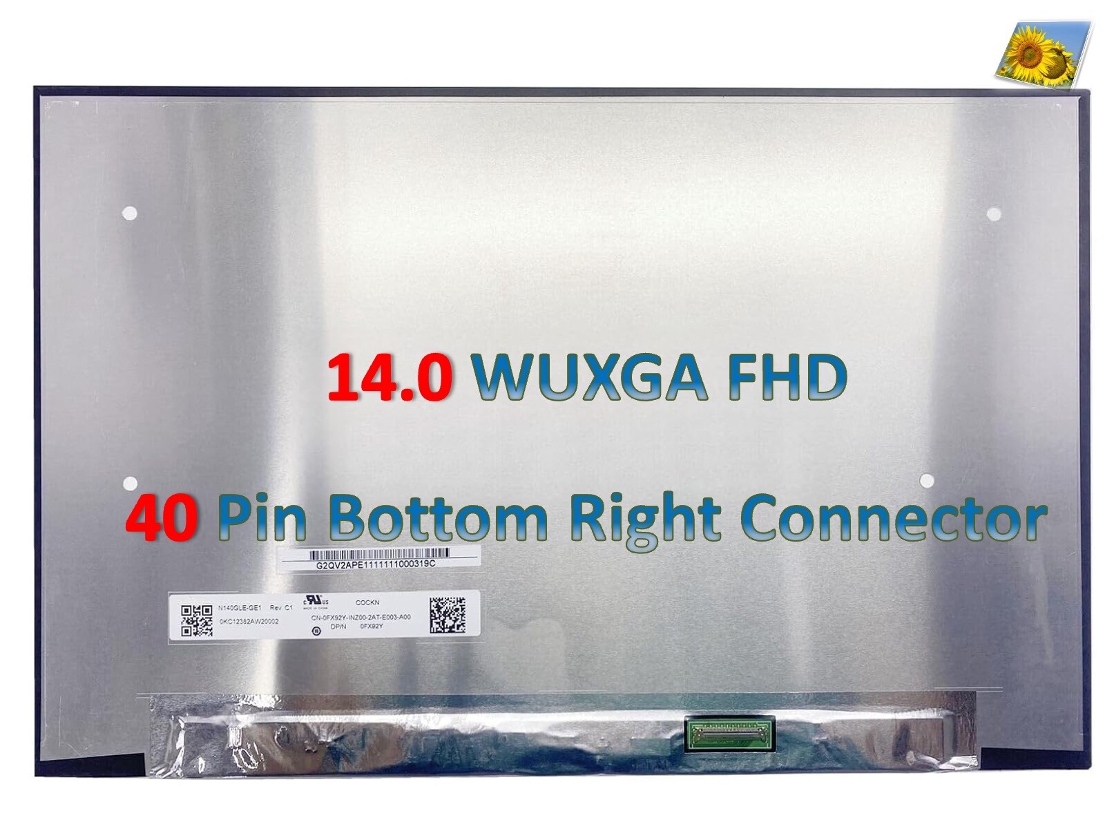 MNE007DA1-1 Dell DPN 060JM7 60JM7 LCD LED Screen 14″ 2.5K 2560×1600 Display New