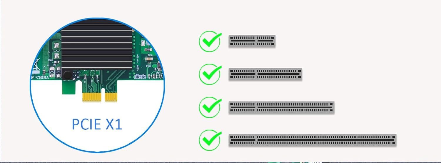 Gigabit Ethernet PCIe Card – RJ45 Port – Power over Internet (PoE) – AVB/TSN