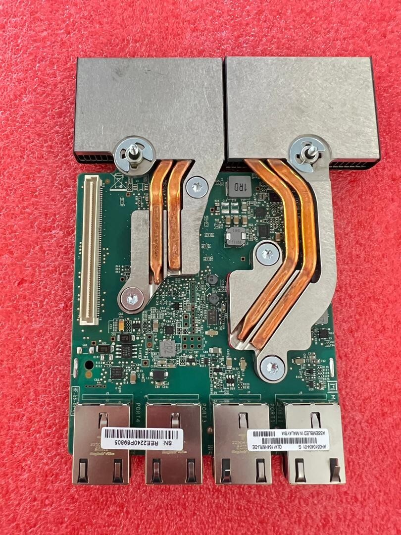Dell QLogic QL41164 Quad-Port 10GbE PCIe Network Card P/N: 0X1TD1 – No Bracket
