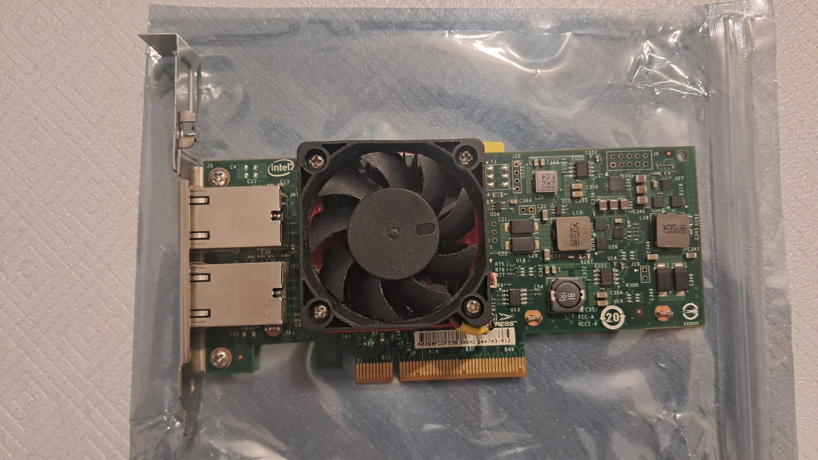 Dell Intel X540-T2 Dual Port 10Gb Network Adapter Low Profile 03DFV8 – Updated