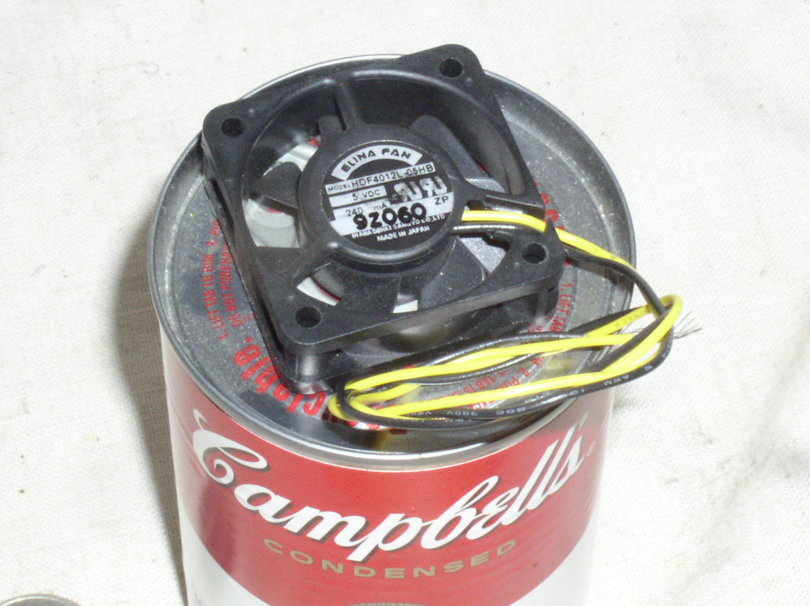 ELINA HDF4012L-05HB 1-9/16 40MM MINI 5V 5 V VOLT HI-SPEED DC BOX FAN BLOWER USA