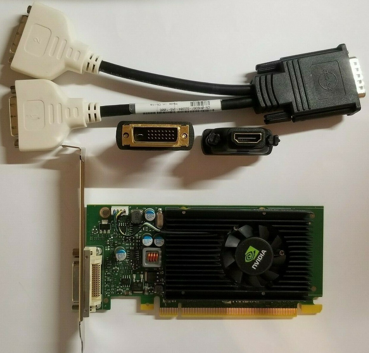 NVIDIA Quadro NVS 315 1GB Dual Monitor Full Low Pro HDMI DVI VGA HP Video Card