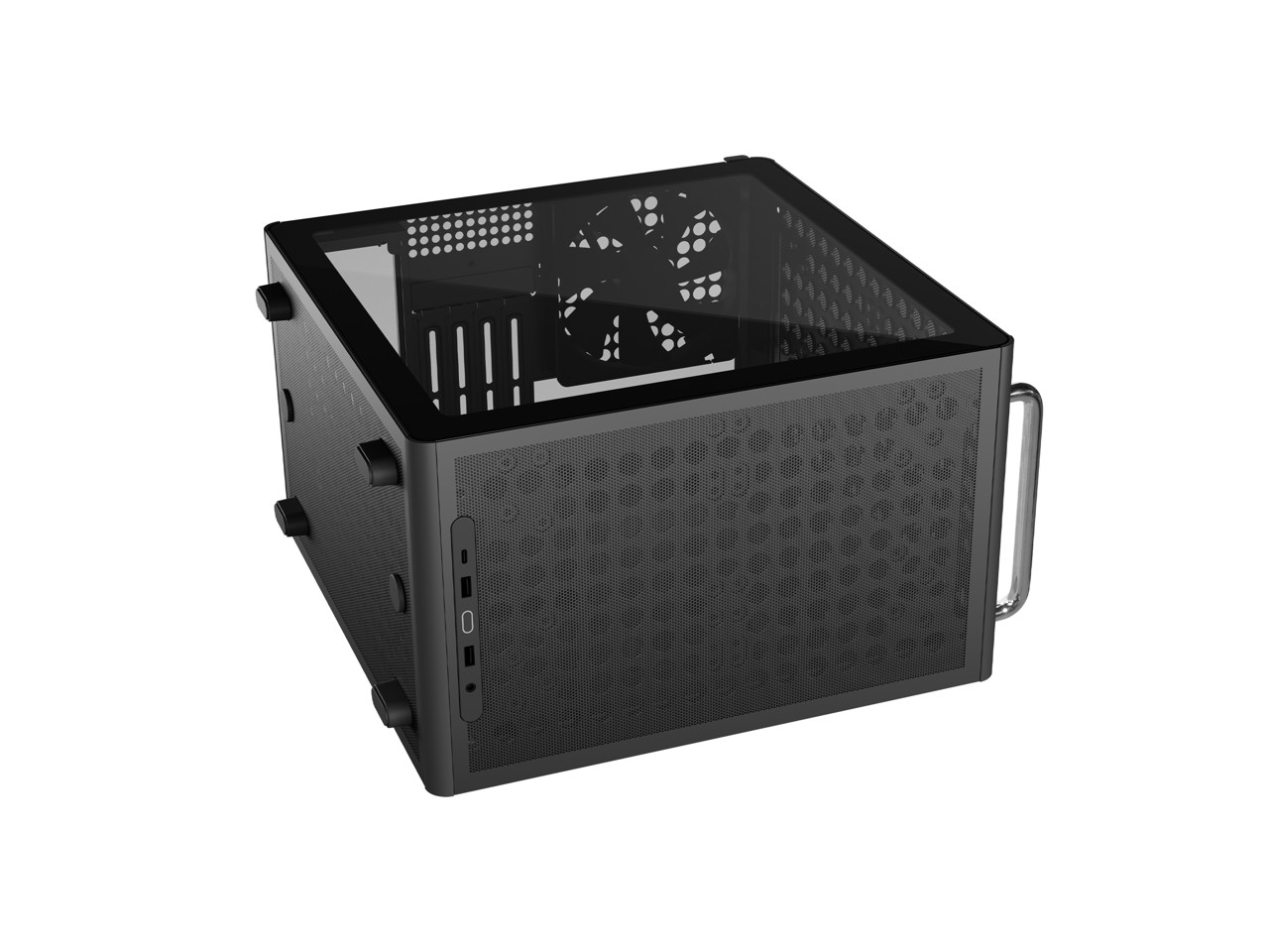 Cooler Master QUBE 340 Micro-ATX Compact -Tower PC Case – Customizable Modular