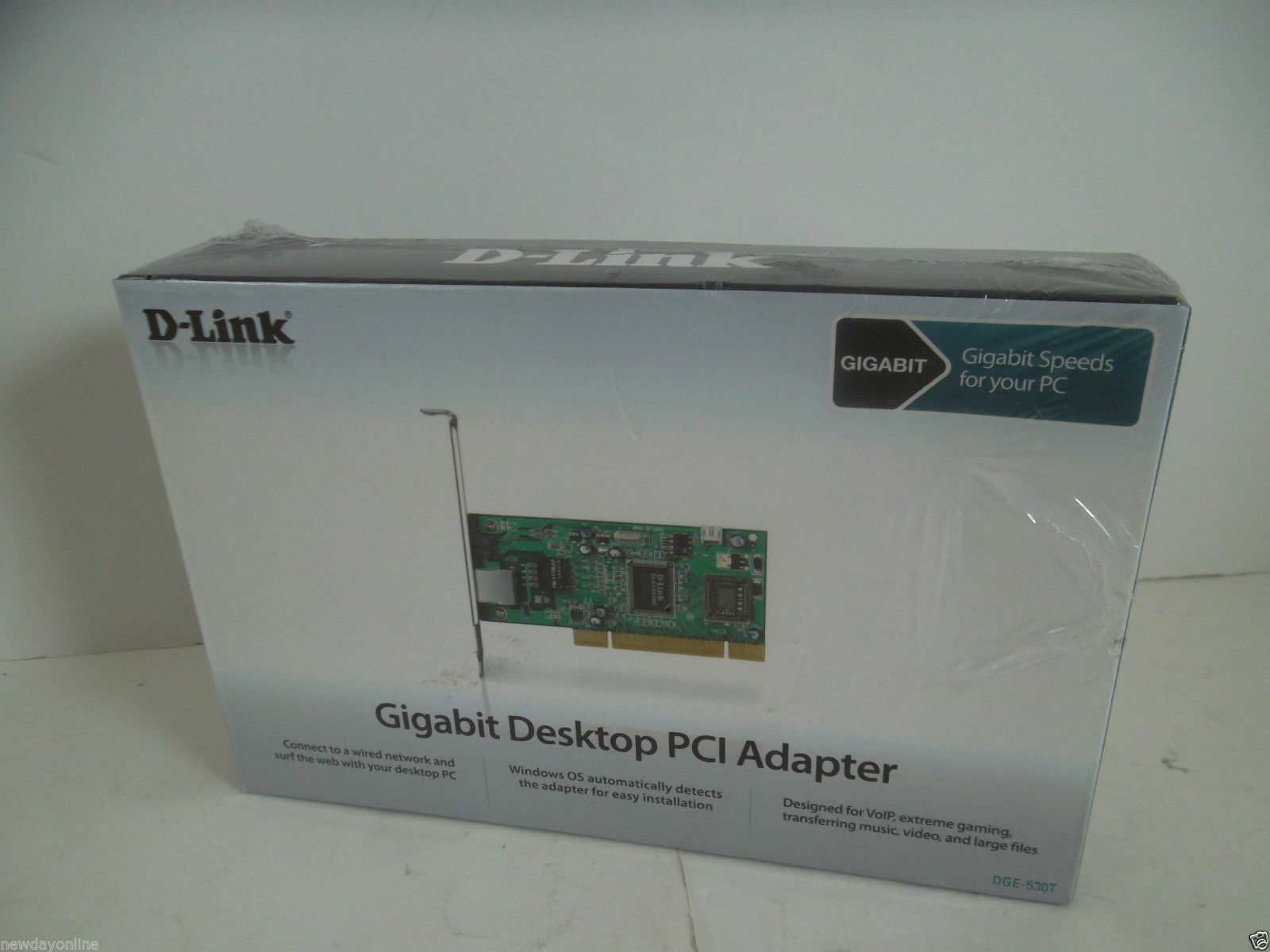 D-Link Gigabit PCI Ethernet Adapter RJ-45 32-Bit Bus Master DGE-530T SEALED NEW