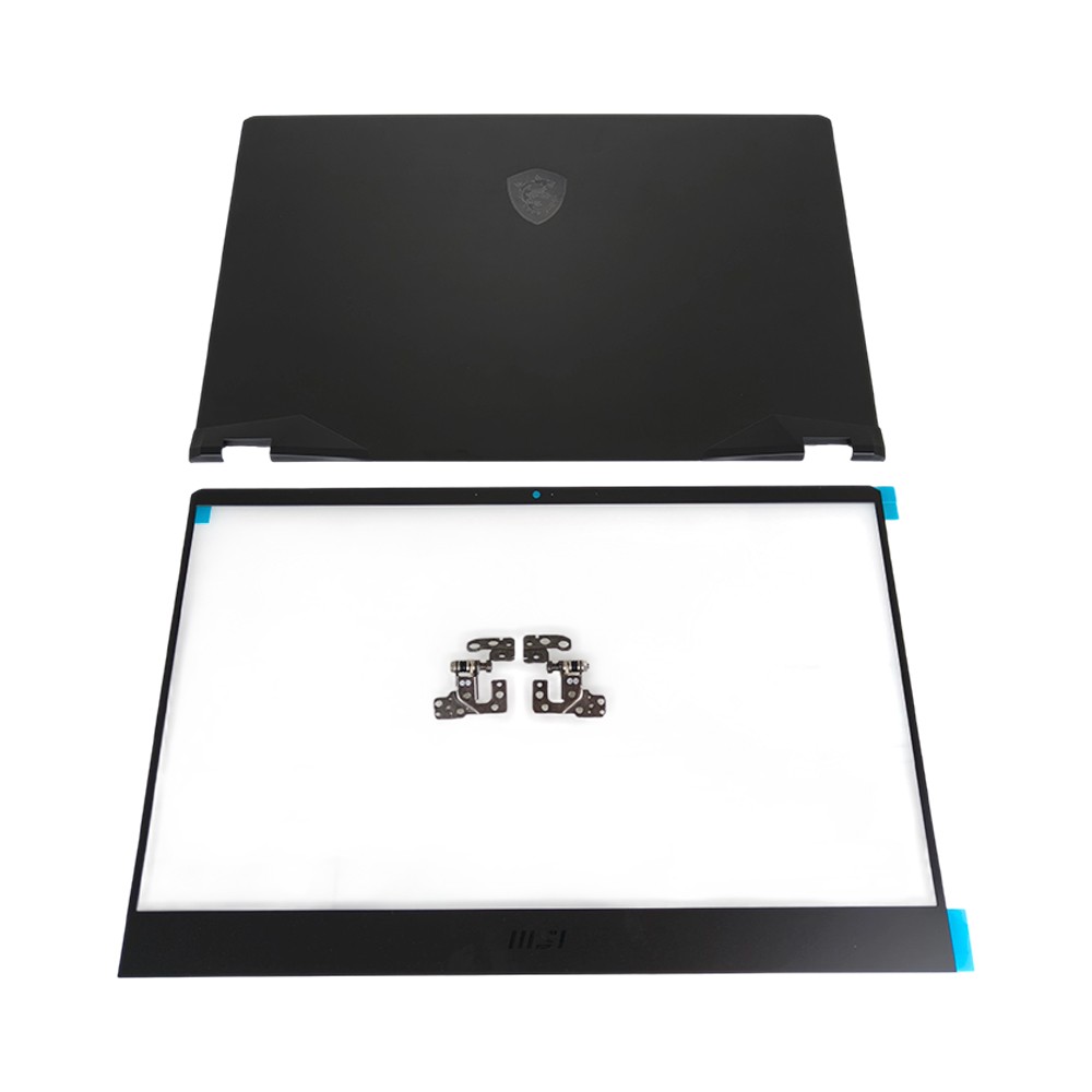 For MSI GE66 Vector GP66 MS-1541 MS-1542 1543 Top Back Cover+ Bezel Hinges Black