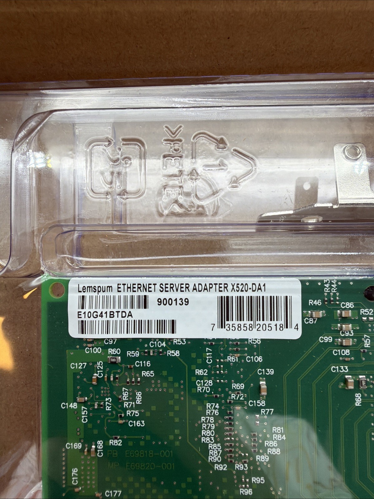 10 Gbps PCIe NIC Network Card Single SFP+ Port Intel 82599EN Fits X520-DA1