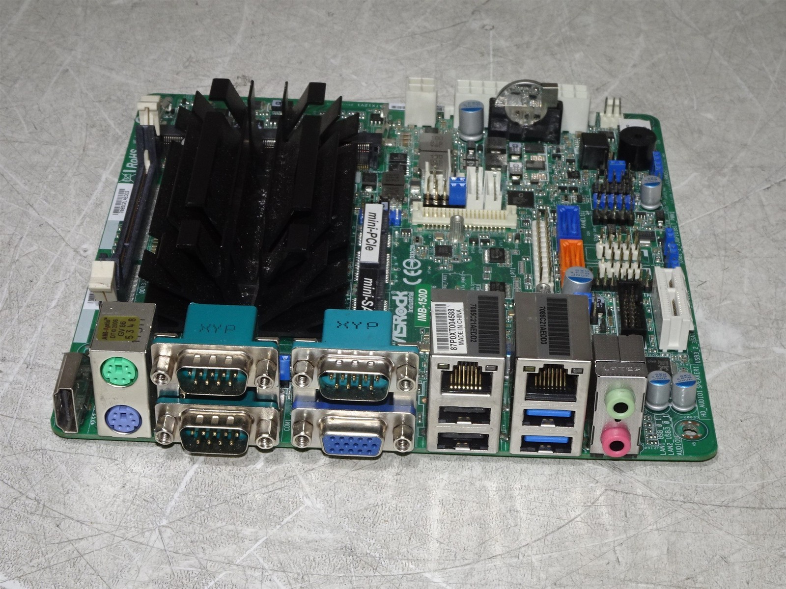 Damaged ASRock IMB-150D Industrial mini ITX Motherboard See Description