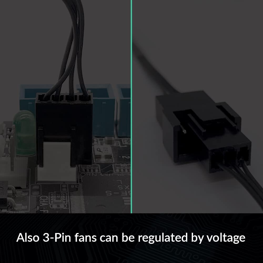 ARCTIC 4-Pin PWM Fan Splitter Cable – PST Extension-Cable for 4 Case Fans