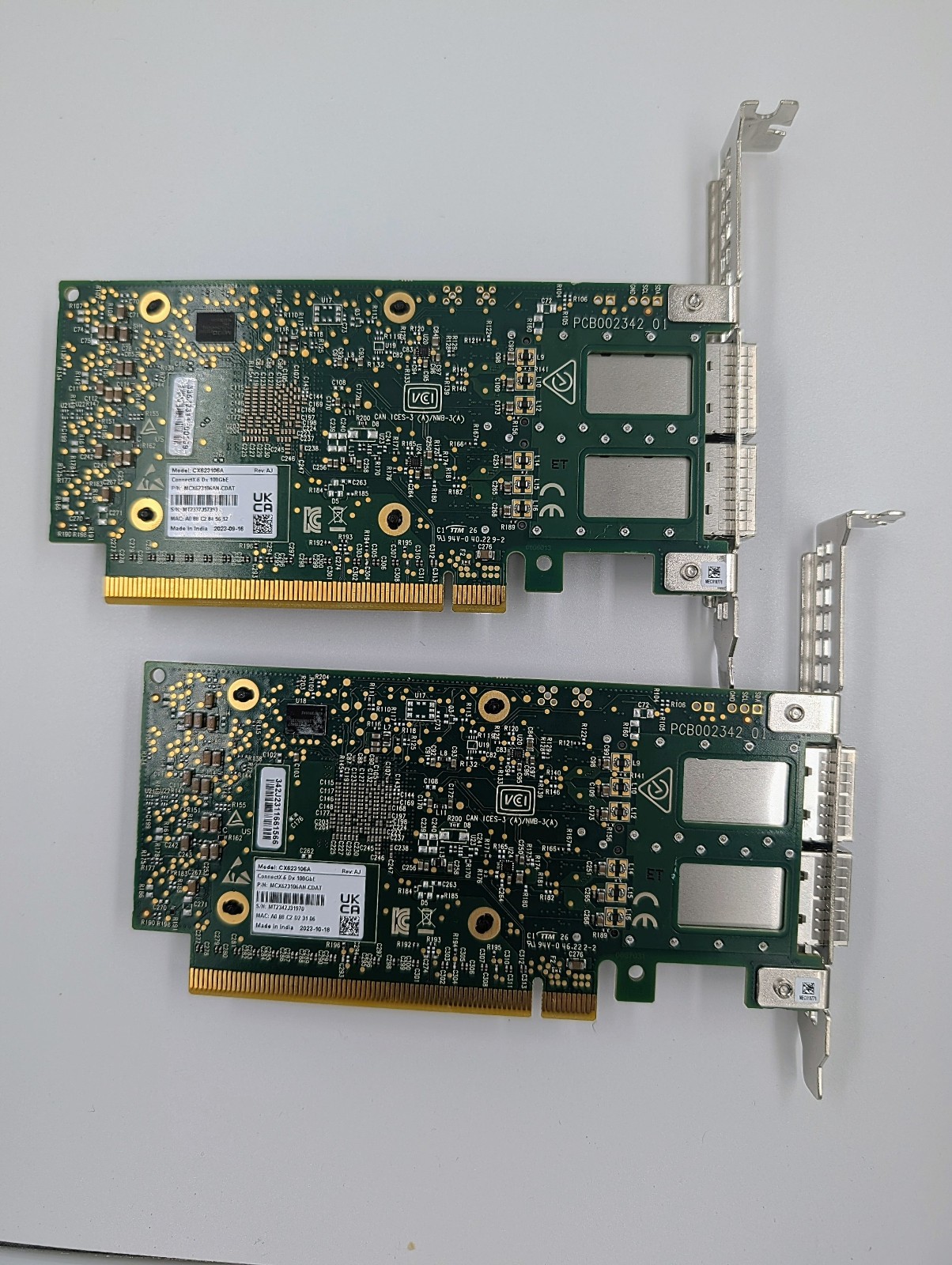 Dell Mellanox ConnectX-6 CX623106A 2-Ports 100Gbps QSFP56 Network Card