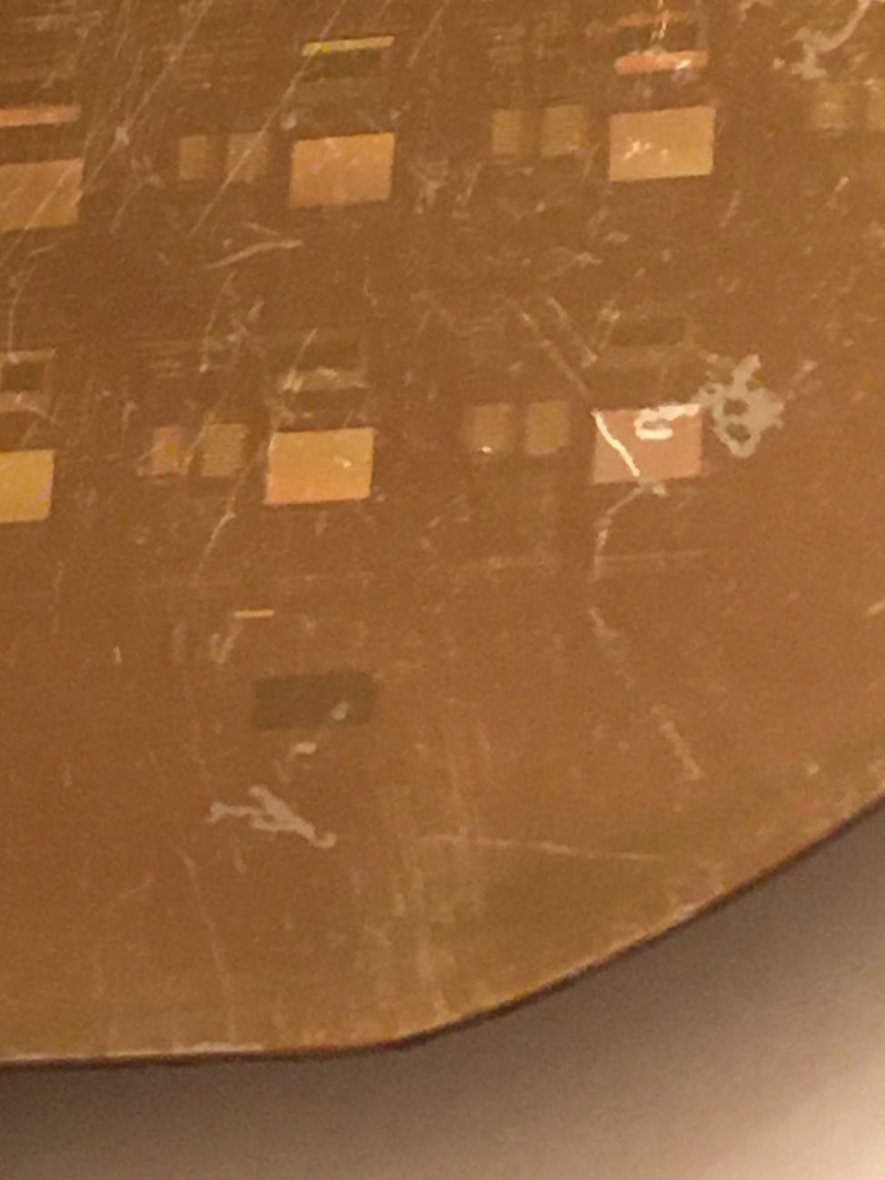 4″ Unknown Silicon Wafer 1980s Extremely Rare