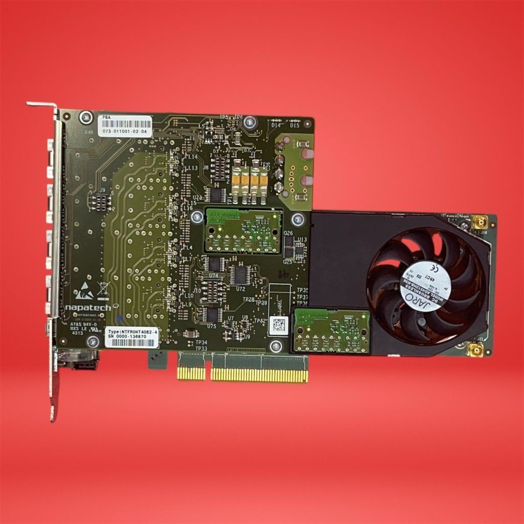 Napatech PCIe Network Accelerator 4-Port 10Gb SFP+ Capture Card