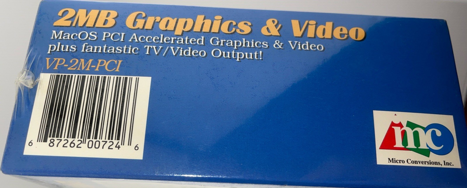 VP-2M-PCI 2 MB Macos PCI Accelerated Graphics and Video/TV Output