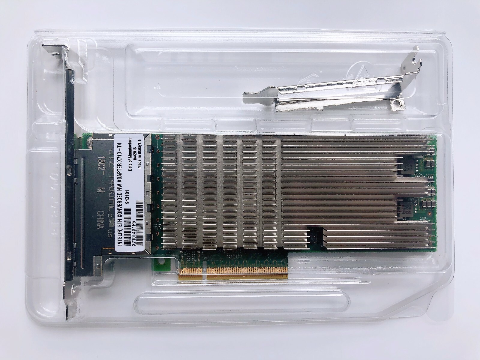 X710T4 Original Intel Ethernet 10GbE RJ-45 Quad Port Network Adapter X710-T4