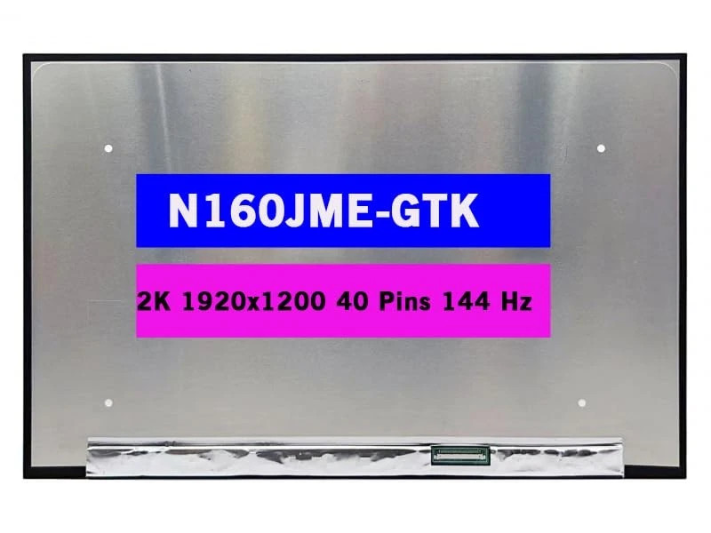 Innolux N160JME-GTK REV.C3 144Hz FHD+ IPS LCD Screen 16″ WUXGA