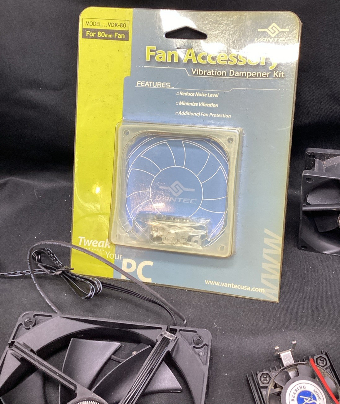 Vtg CPU Cooling Fans & Damper Kit, see description for details Qty 3