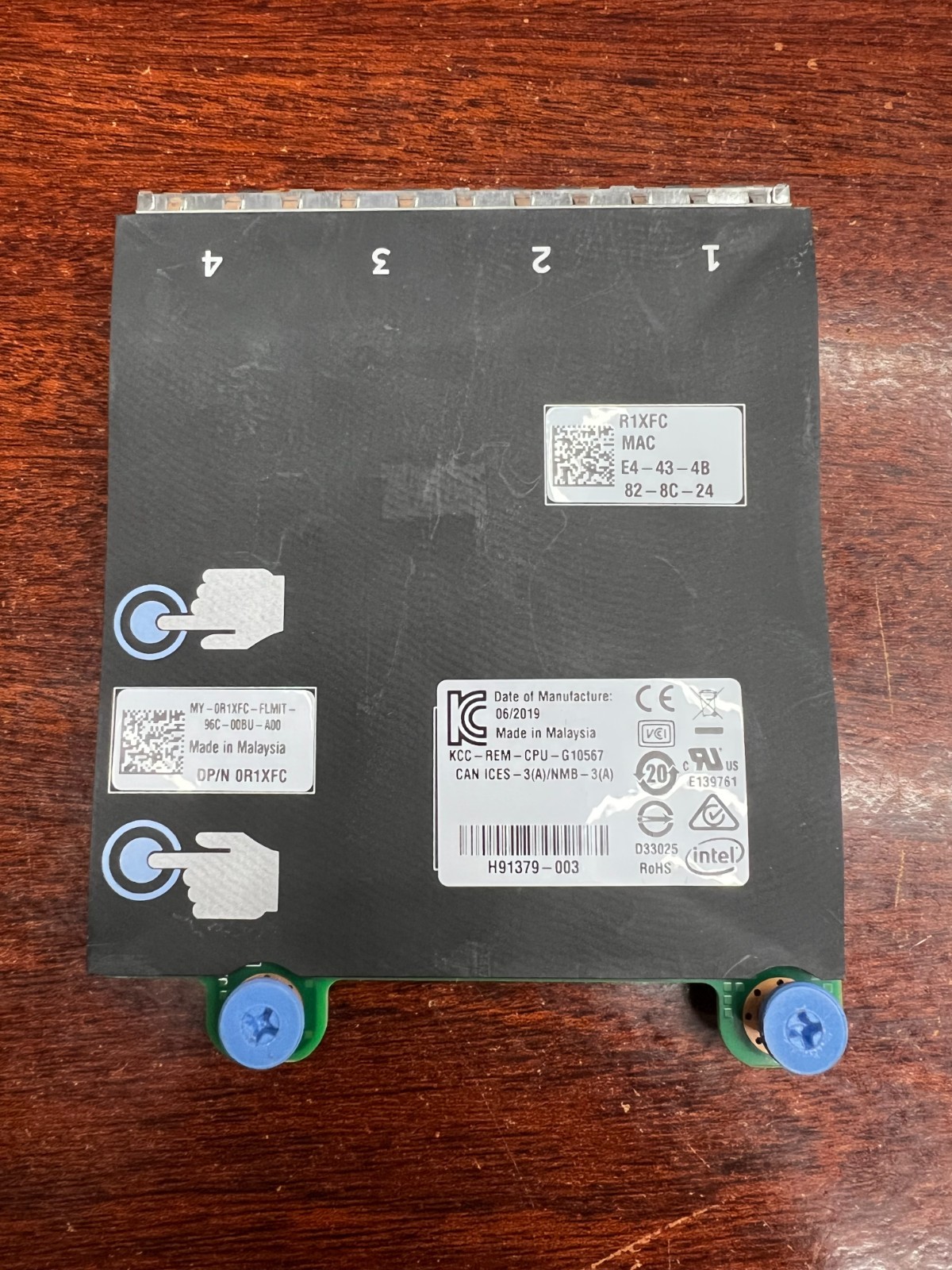 Dell Quad Port 1Gbps Network Daughter Card 0R1XFC