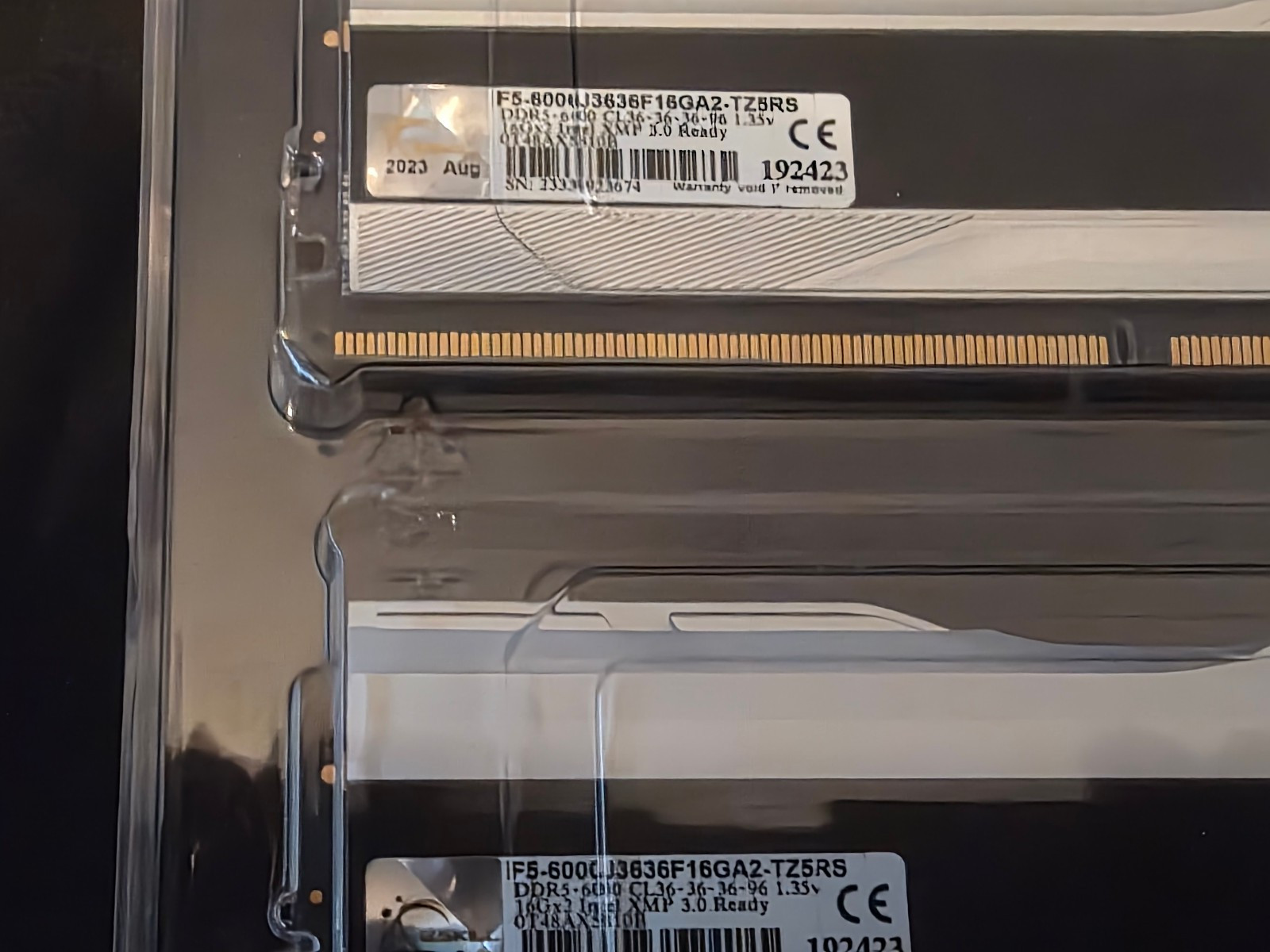 G.Skill Trident Z5 RGB 32GB 2x16GB DDR5 6000 CL36 Intel XMP 3.0