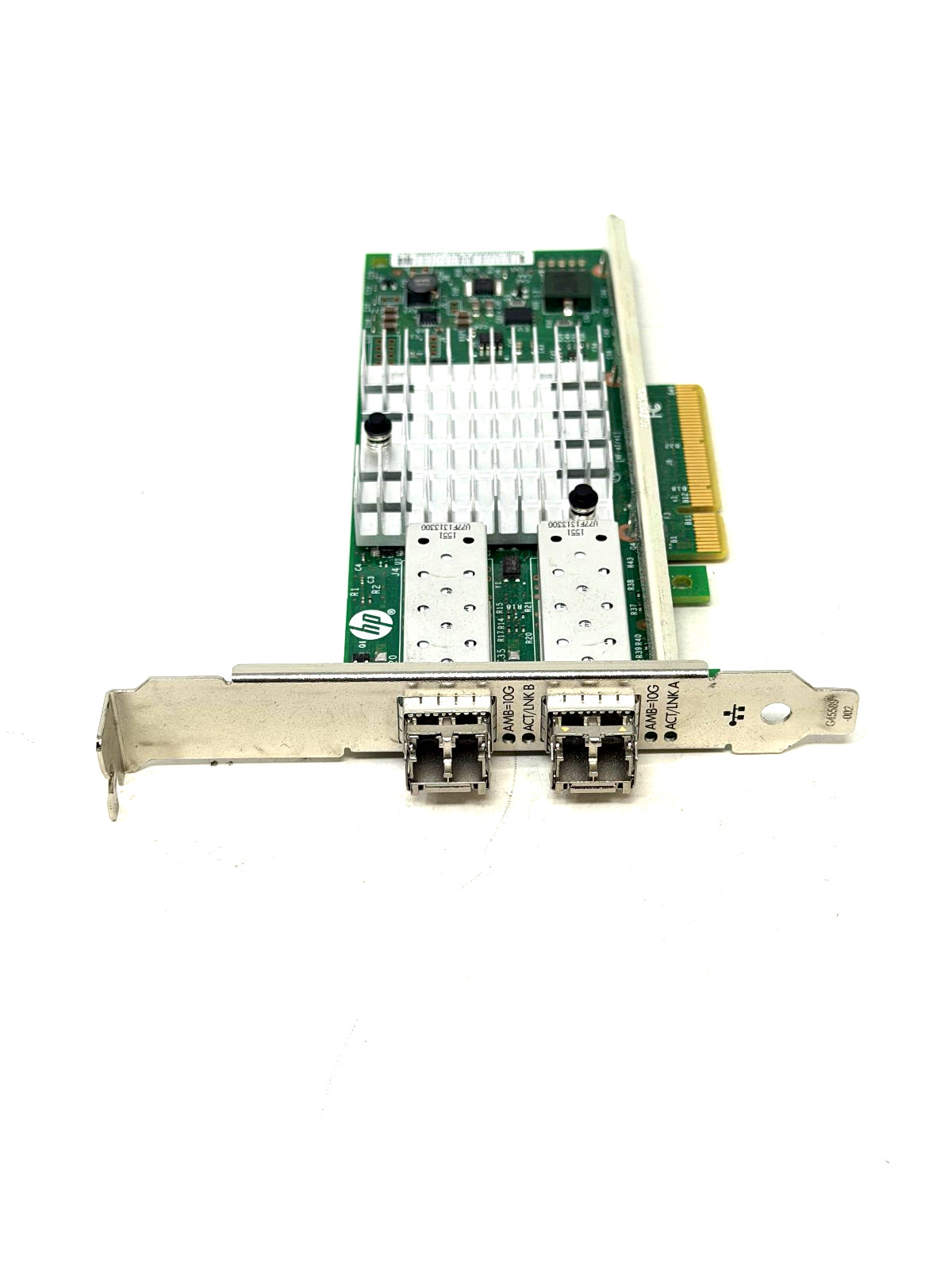 HP 665249-B21 560SFP+ 10GB 2port Ethernet Adapter 669279-001 w/ (2) 10GB SFP+ FH