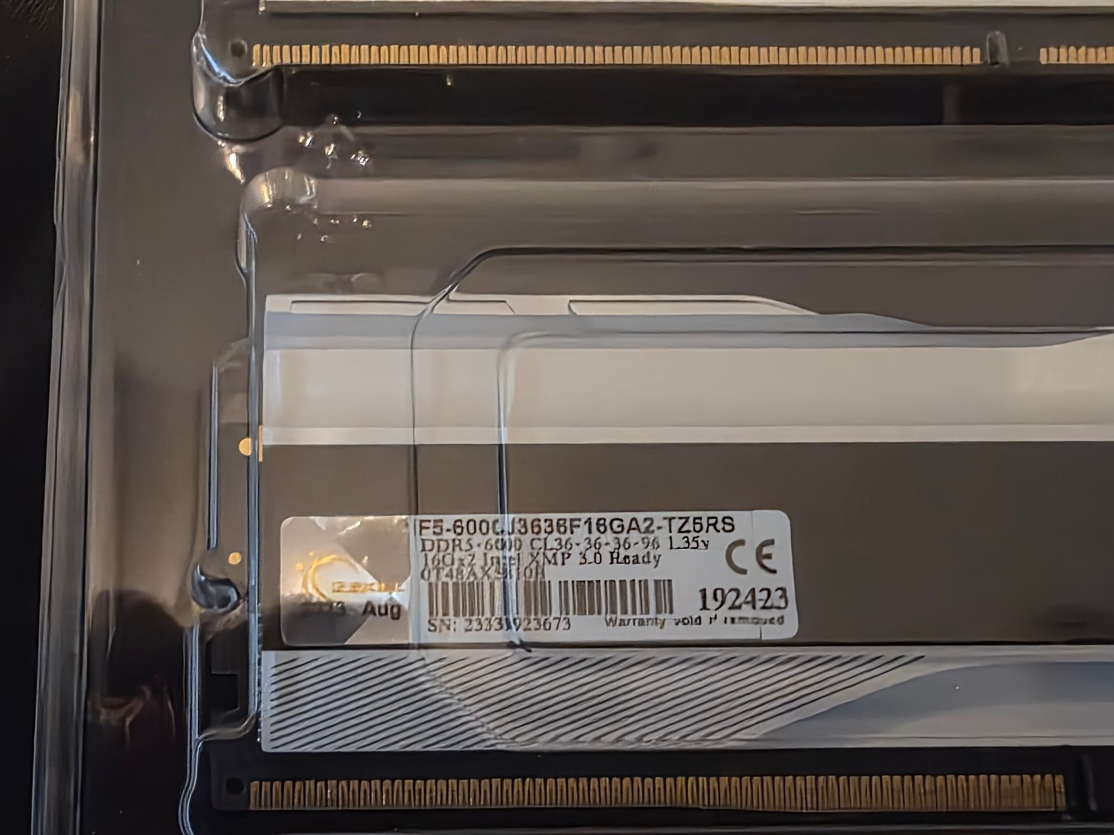 G.Skill Trident Z5 RGB 32GB 2x16GB DDR5 6000 CL36 Intel XMP 3.0